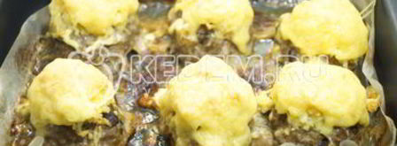 стожки из фарша. Шаг 8