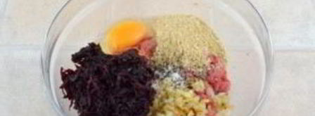 свекольные котлеты с мясом. Шаг 2