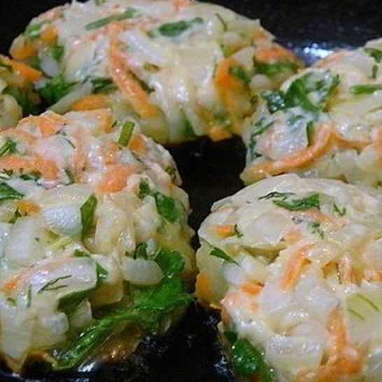 Рецепт вегетарианских луковых котлет