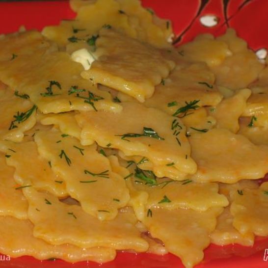 Рецепт лапши домашней морковной
