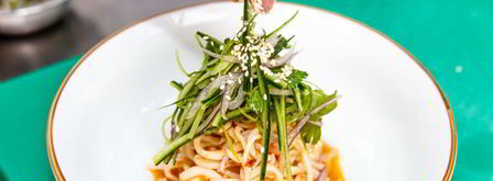 лапша из кальмаров в кисло-сладком соусе. Шаг 6