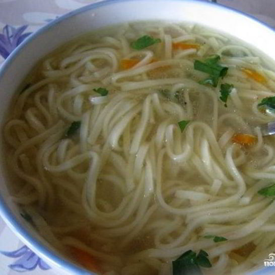 Рецепт лапши с курицей