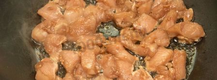 лапша вок с курицей и кабачками. Шаг 4