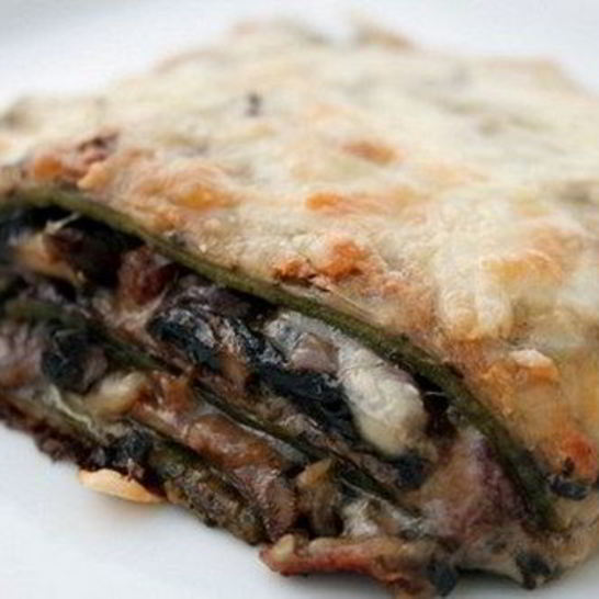 Рецепт изысканной лазанья с грибным ассорти