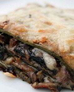 Изысканная лазанья с грибным ассорти