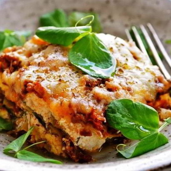 Рецепт капустной лазанья с фаршем