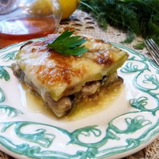 Рецепт лазаний из кабачков и баклажанов