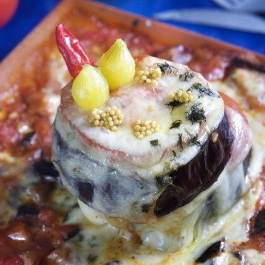 Рецепт лазаний из овощей на гриле и моцареллы