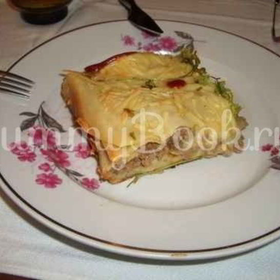 Рецепт лазаний с фаршем и соусом бешамель