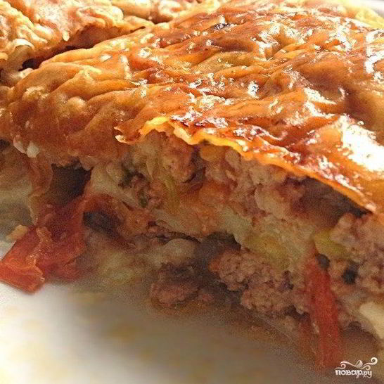 Рецепт лазаний с фаршем в мультиварке