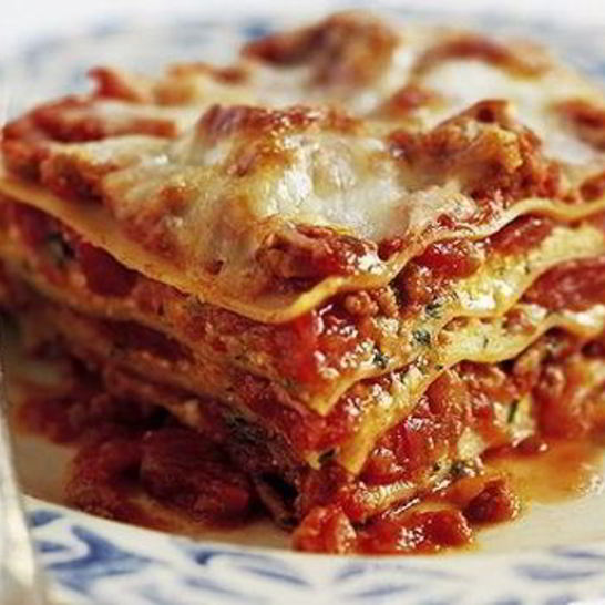 Рецепт лазаний с грибами и фаршем