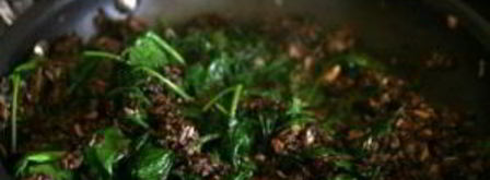 лазанья с грибами и шпинатом. Шаг 3