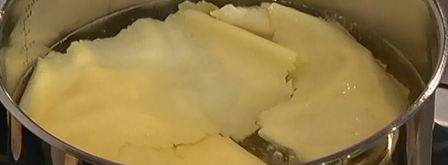 лазанья с грибами, козьим сыром и шпинатом. Шаг 12