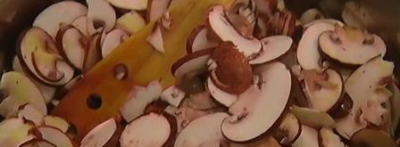 лазанья с грибами, козьим сыром и шпинатом. Шаг 5