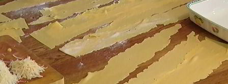 лазанья с грибами, козьим сыром и шпинатом. Шаг 11