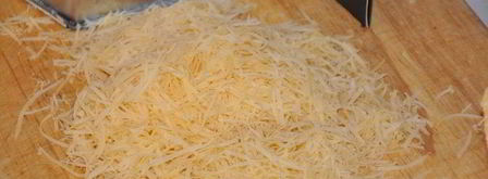 лазанья с кабачками и помидорами с сыром джюгас. Шаг 3