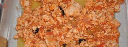 лазанья с кабачками и помидорами с сыром джюгас. Шаг 6