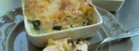 лазанья с лососем и шпинатом. Шаг 10