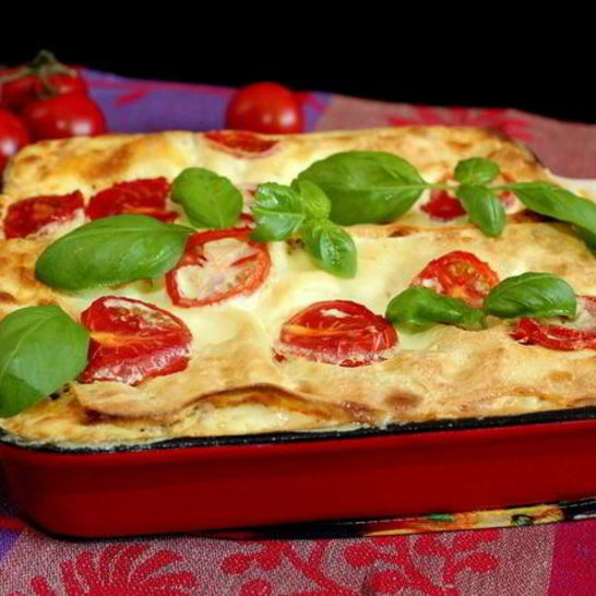 Рецепт лазаний с мясным соусом и томатами