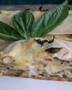 Лазанья с цукини и курицей