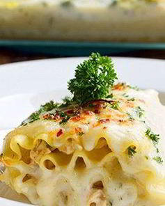 Лазанья с тунцом