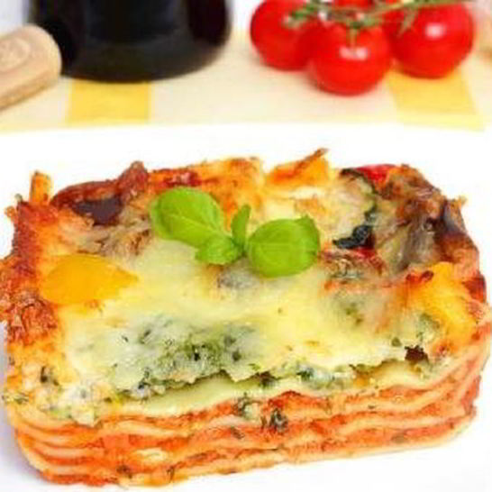 Рецепт лазаний со шпинатом, картофелем и цуккини