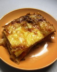 Ленивая лазанья с лавашом