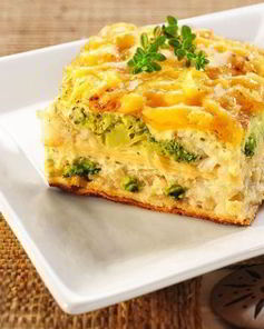 Рыбная лазанья с брокколи по-домашнему