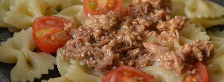 быстрая паста с консервированным тунцом. Шаг 4