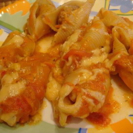 Рецепт фаршированных макарон-ракушек