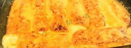 каннеллони под соусом бешамель с рикоттой и шпинатом. Шаг 8