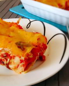 Каннеллони с курицей