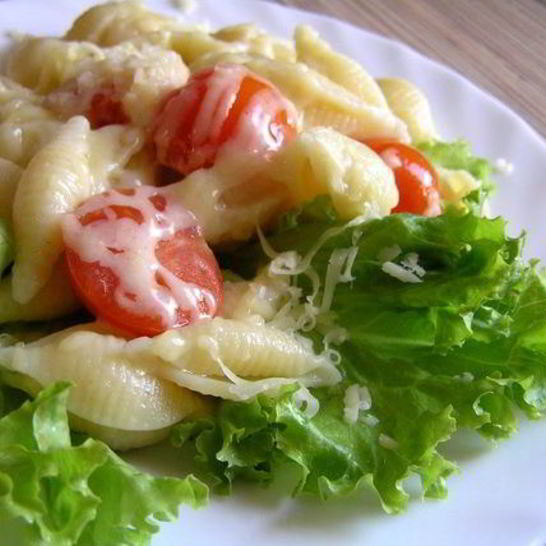 Рецепт лимонной пасты с черри