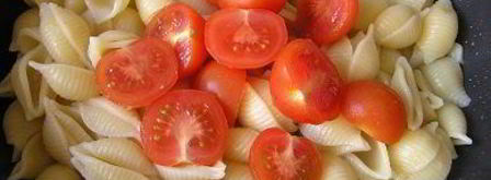 лимонная паста с черри. Шаг 4