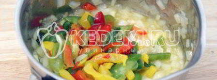 макароны перья с овощной подливой. Шаг 2