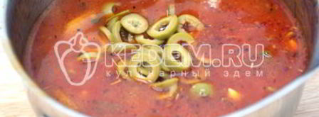 макароны перья с овощной подливой. Шаг 6