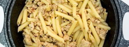 макароны с куриным фаршем. Шаг 8