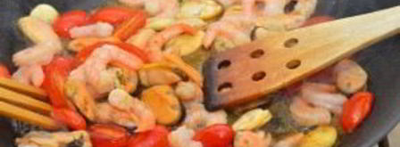 макароны с мидиями. Шаг 4