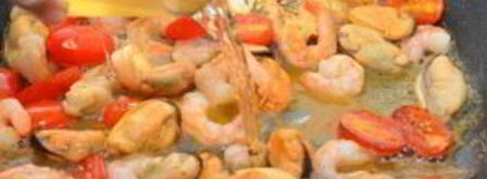 макароны с мидиями. Шаг 6