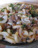 Макароны с мясом