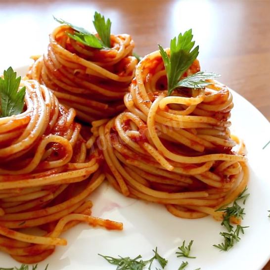 Рецепт макарон с томатной пастой