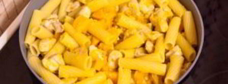 макароны с тыквой и филе индейки. Шаг 9