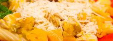 макароны с тыквой и филе индейки. Шаг 10