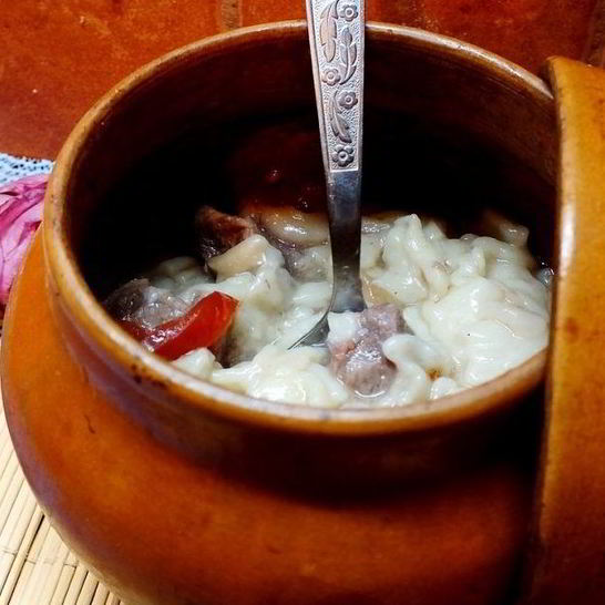 Рецепт макарон в горшочках в духовке