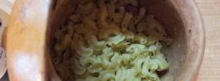 макароны в горшочках в духовке. Шаг 3