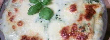 паккери, фаршированные под соусом бешамель со шпинатом. Шаг 6