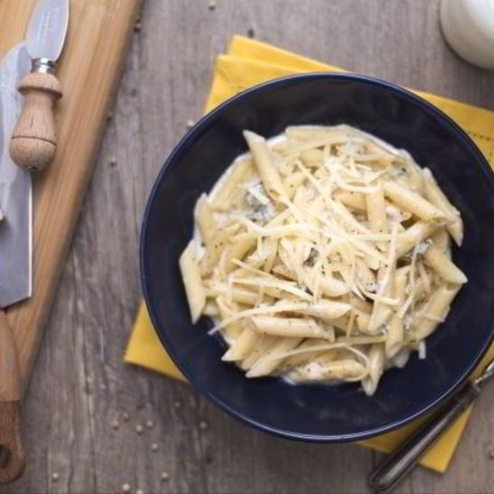 Рецепт пасты четыре сыра с соусом бальзамелла