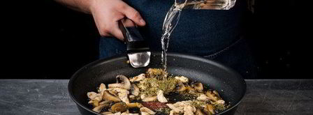 паста с курицей и грибами. Шаг 5