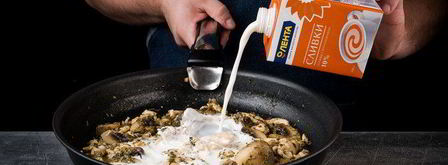 паста с курицей и грибами. Шаг 6