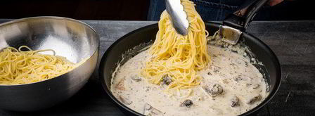 паста с курицей и грибами. Шаг 7